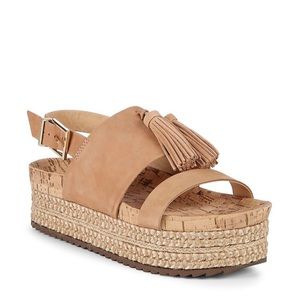 Free People - Schutz Monica Tassel Flatform Sandal